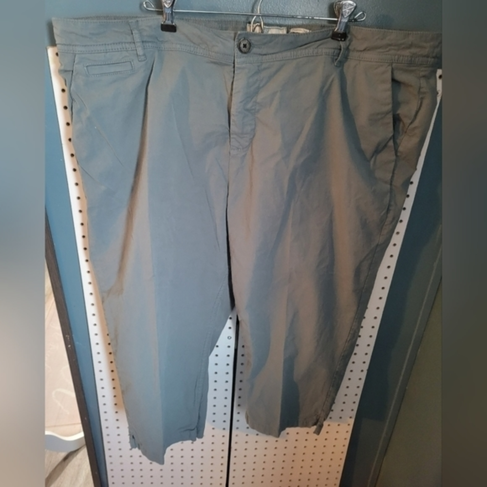 Fat Face‎ UK blue Farnham crop pant size 18